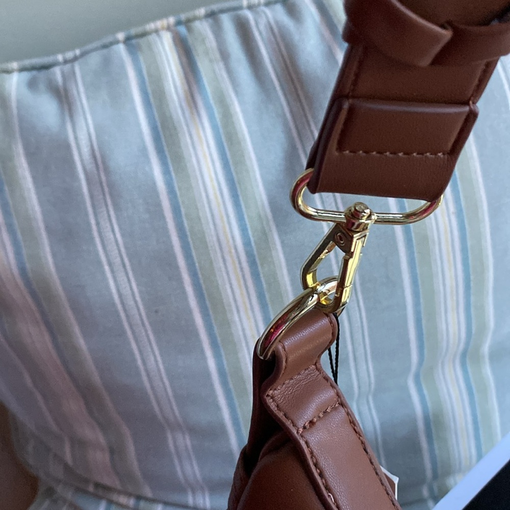 Jules Kae NWT Rare Zola Vegan Leather Bag in Cognac - sold out online!!! - Picture 8 of 13